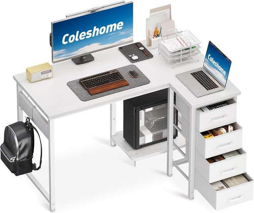 Modern white corner - modern, computer