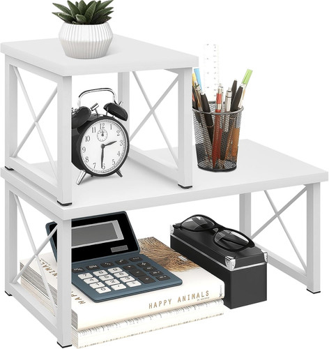 Wood desktop shelf - desktop,