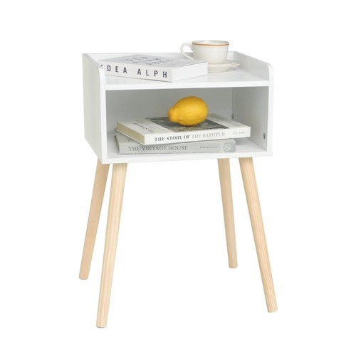 White nightstand small - white, nightstand,