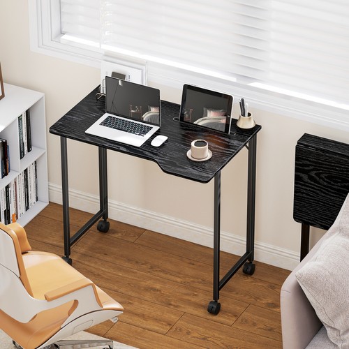 Homcom small writing desk with - desk,