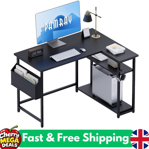 Compact inch shaped desk - l-shaped,