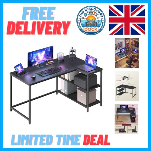 Elegant shaped corner desk - elegant,