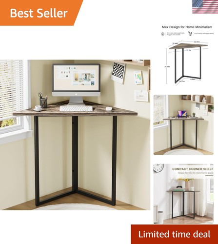 Compact triangle computer desk - triangle,