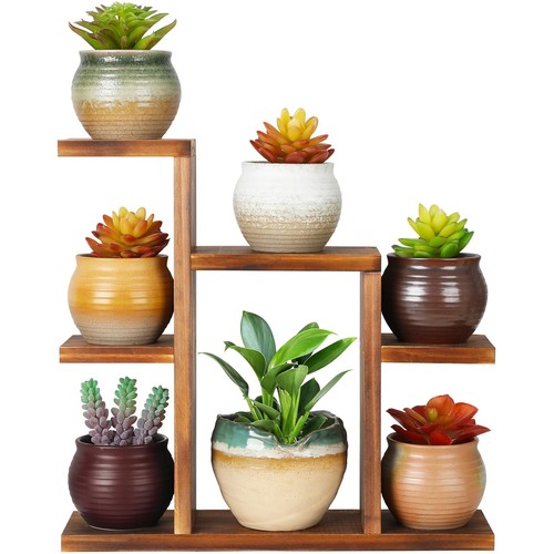 Small desk plant stand - plant, tiers