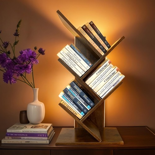 Small bookshelf with lighting - small,
