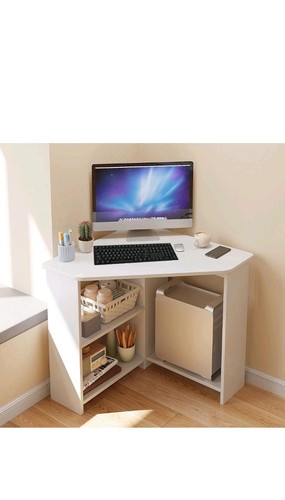 White wood office - wood,