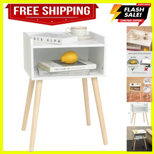 White nightstand small - white, nightstand,