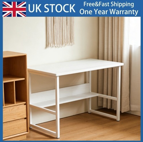 White compact computer - compact, desk