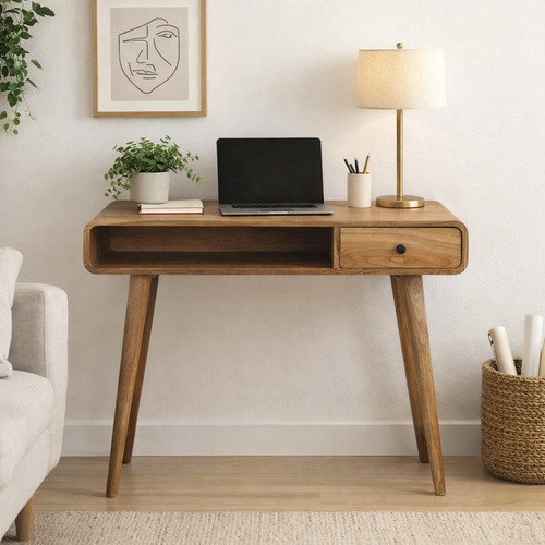 Mango wood writing desk - mango,